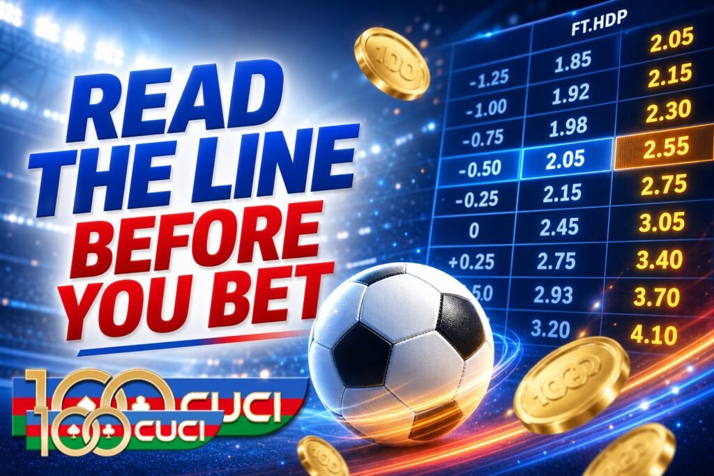 Read the 100CUCI Asian Handicap line before you bet