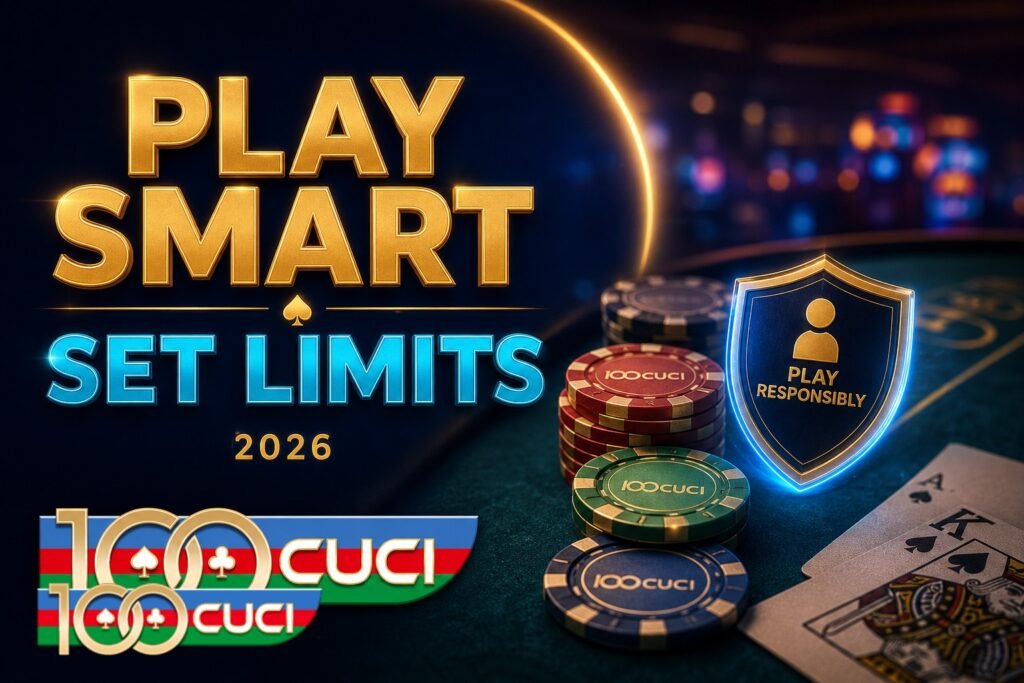 Play smart and set limits on 100CUCI casino