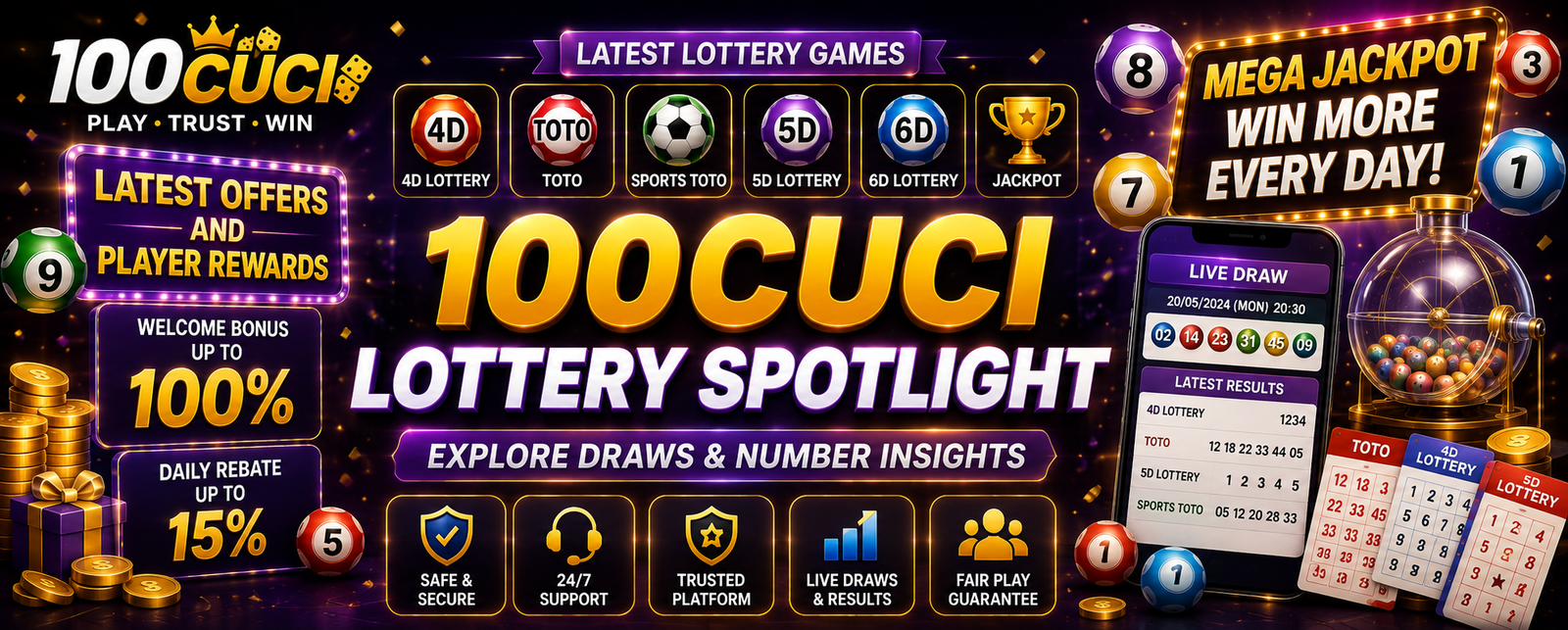 100CUCI Lottery Spotlight – Draws &amp; Number Insights