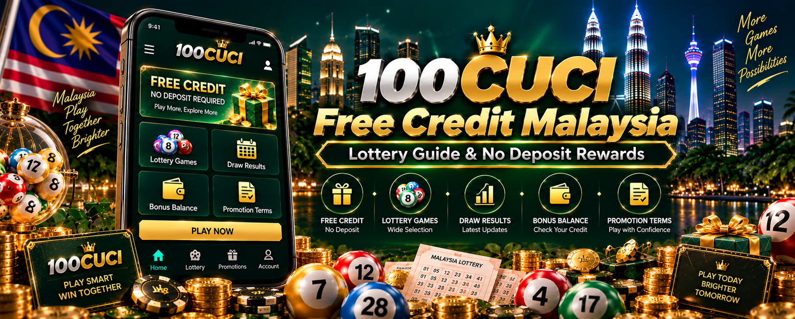 Free Credit No Deposit Malaysia – 100CUCI Guide