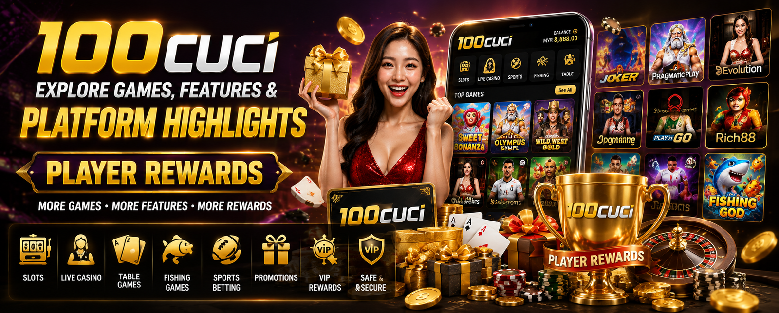 100CUCI – Explore Games, Features &amp; Platform Highlights